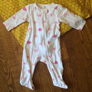 Footed sleep onesie